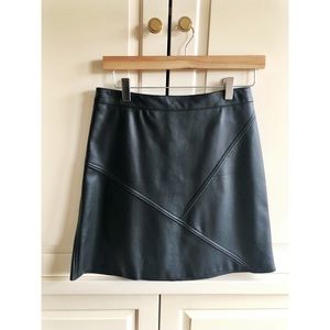 Zara vegan leather skirt NWOT